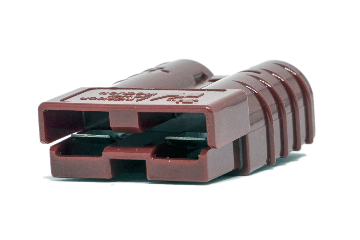 2X Connettore Di Alimentazione Anderson 175 Amp, Spina Terminale Per Batteria, Grigio E Rosso, Placcato Argento, Per Veicoli Elettrici E Applicazioni Ad Alta Potenza