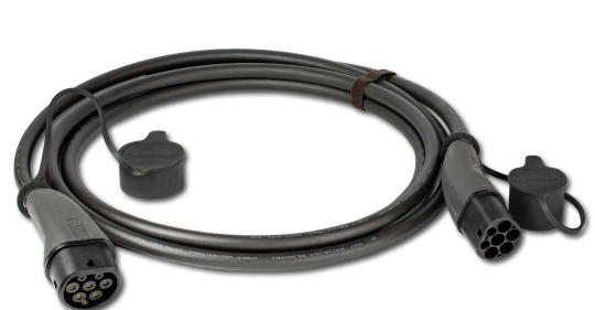 Cavo Ricarica Auto Elettrica Tipo 2 - 7,4 KW, 32A, 4m Spiralato, Per Colonnine Pubbliche E Domestiche - Foto 13